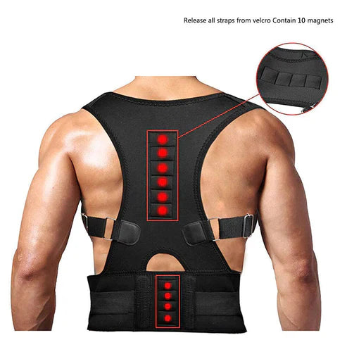 Posture Corrector Belt For Spine Support And Back Pain - Universal Free Size For Men & Women ✅