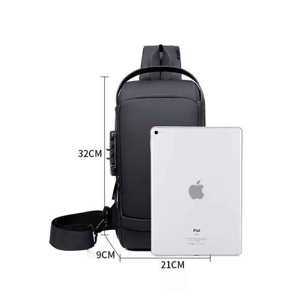 Anti-Theft USB Enabled Luxury Crossbody Sling Bag for Men and Women ๐ฅ