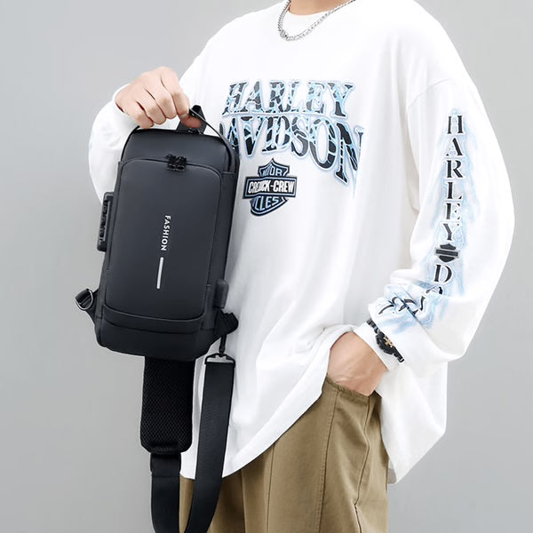 Anti-Theft USB Enabled Luxury Crossbody Sling Bag for Men and Women ๐ฅ