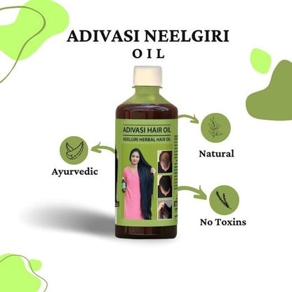 Adivasi Herbal Hair Oil (BUY 1, GET 1 FREE) 😍🔥