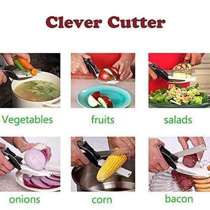 Clever Cutter 2 in 1 Kitchen Knife 🔪🔥