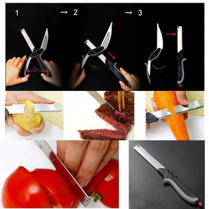 Clever Cutter 2 in 1 Kitchen Knife 🔪🔥