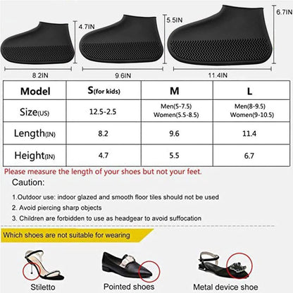 Reusable Waterproof  & Anti-Skid Shoe Covers 😍💯