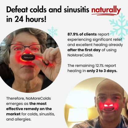 NoMore Colds - Nasal Red Light Therapy Device 🚨