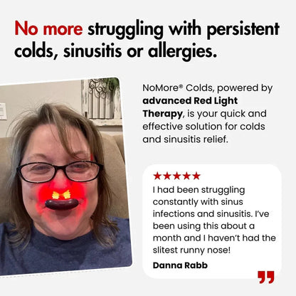 NoMore Colds - Nasal Red Light Therapy Device 🚨