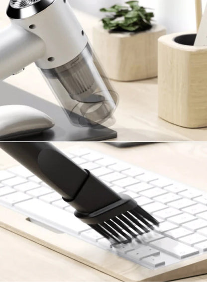 2 in 1 Portable Wireless Vacuum Cleaner - Rechargeable Battery Air Duster 💯