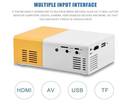 LED Portable 1080p HD Mini Pocket Projector 🎥