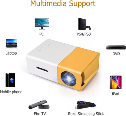 LED Portable 1080p HD Mini Pocket Projector 🎥