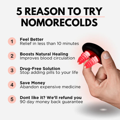 NoMore Colds - Nasal Red Light Therapy Device 🚨