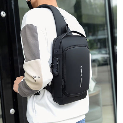 Anti-Theft USB Enabled Luxury Crossbody Sling Bag for Men and Women 🔥